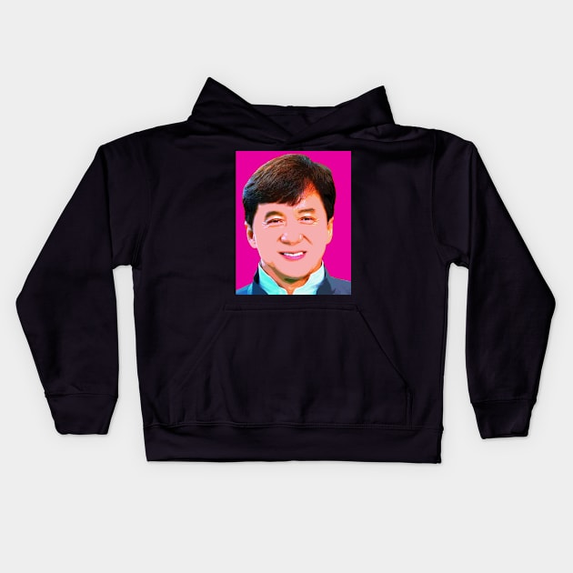 jackie chan Kids Hoodie by oryan80